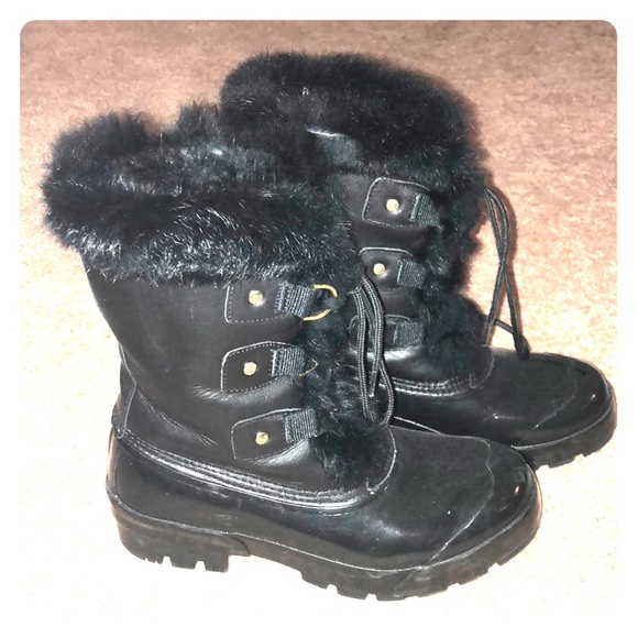 hunter winter boots with fur